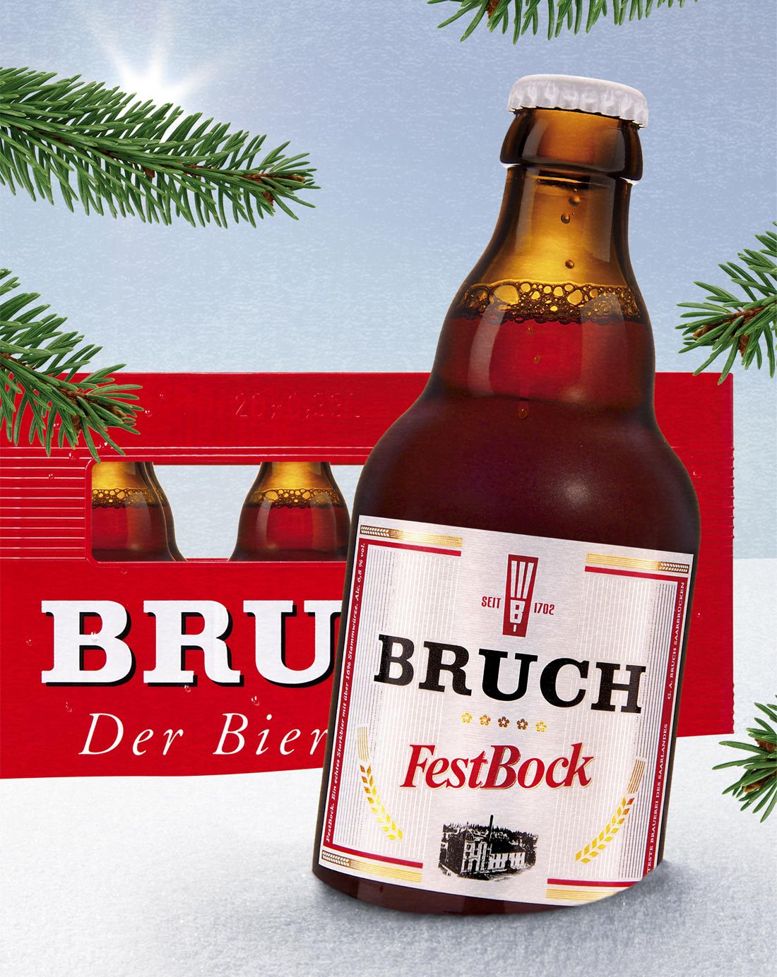 Bruch Bier FestBock Plakat - Ein starkes Stück Saarland